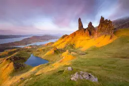 UK, Isle of Skye, Old Mann Of Storr